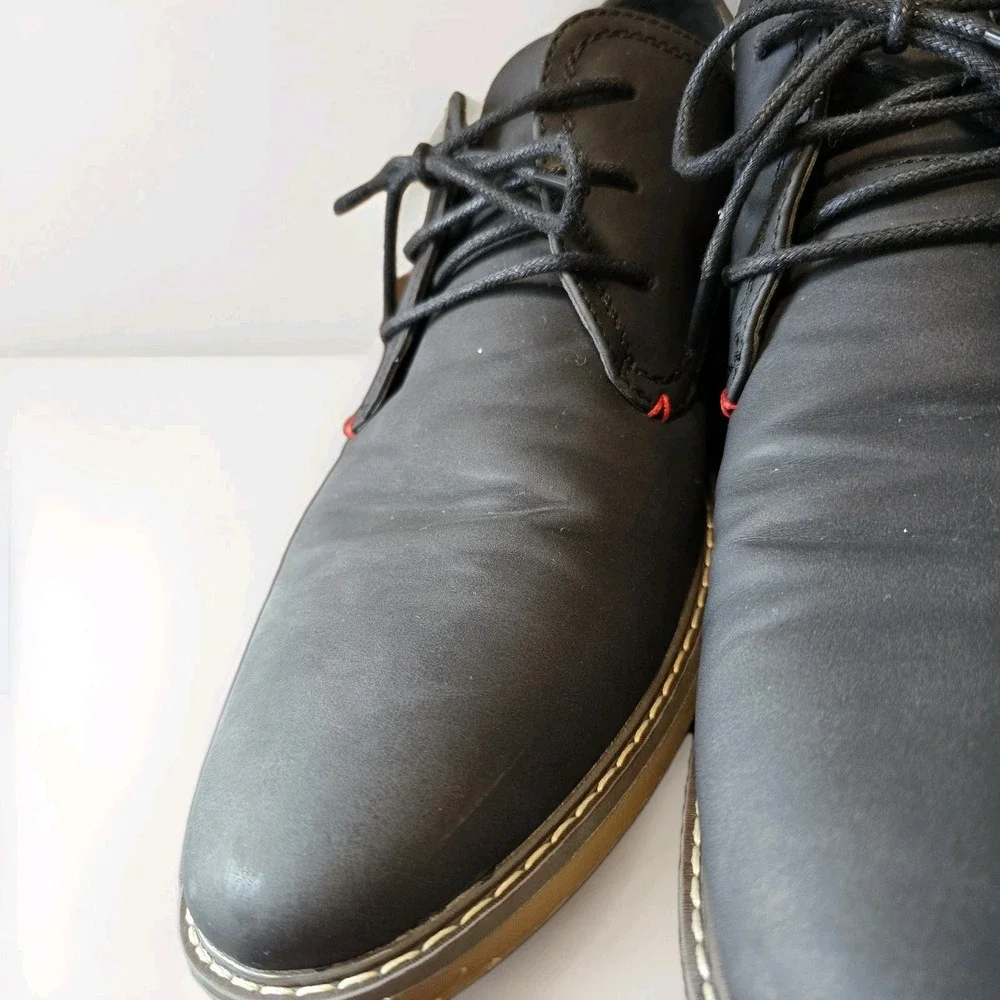 Jousen‎ Milano Men's US 11.5 Black Lace Up Dress Shoes Business Casual Office